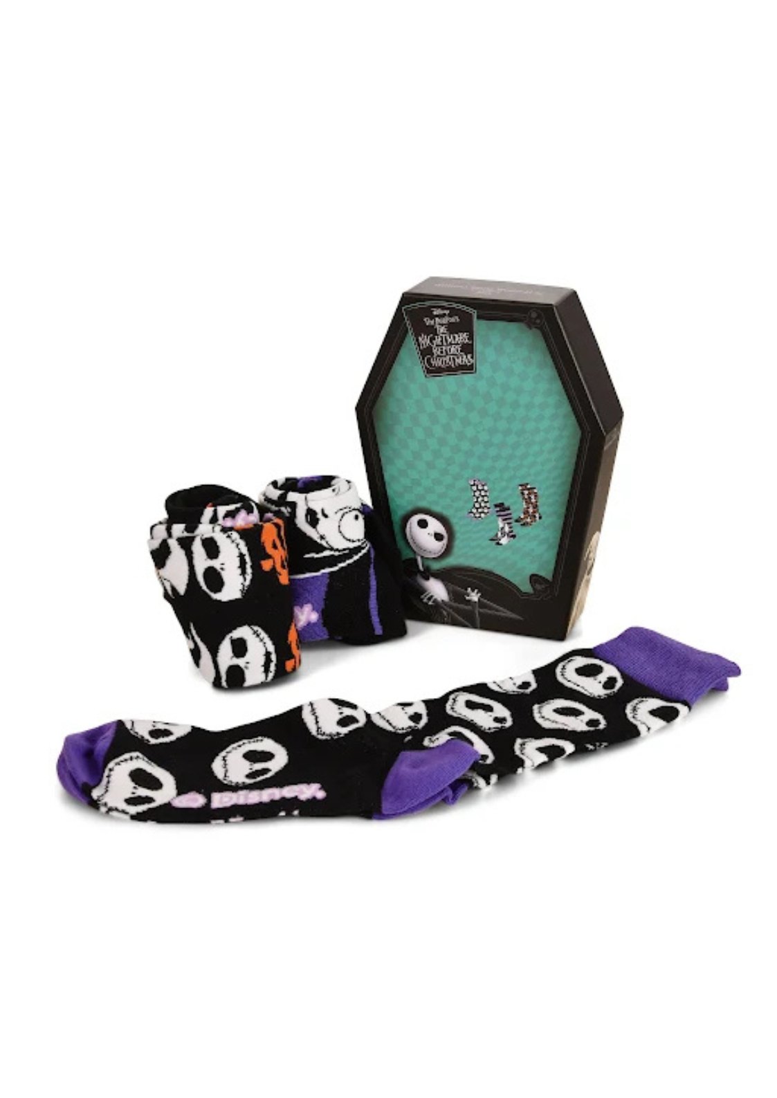 NIGHTMARE BEFORE CHRISTMAS - JACK & SALLY SOCKEN 3ER SET