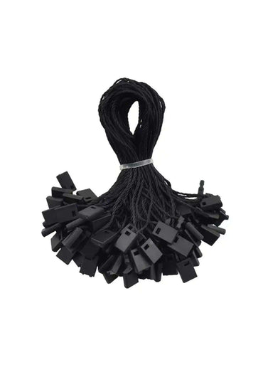 Schwarz nylon schnellverschluss zip ties mit rechteckiger form und kleinen kerben, 1000 stück für gothic etiketten