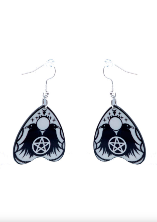 OUIJA CROW - EARRINGS - JEWLERY