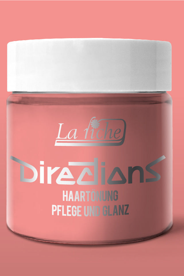 Eine Dose rosa Haarfärbemittel.