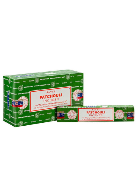 Satya Patchouli Räucherdosen.
