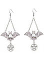 PENTAGRAM BAT - EARRINGS - JEWLERY
