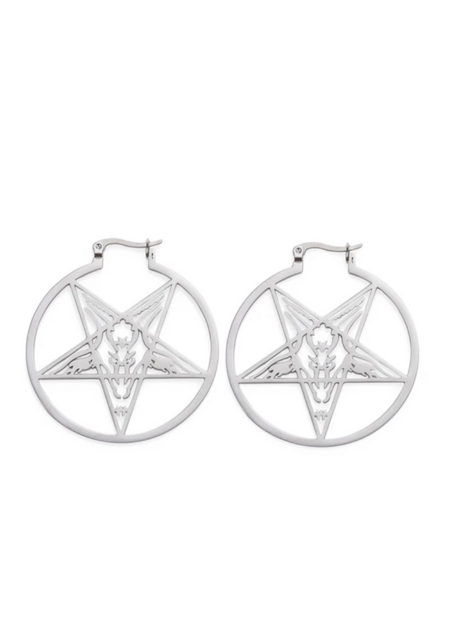 PENTAGRAM ROUND - EARRINGS - JEWLERY