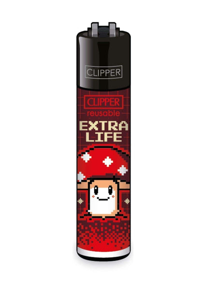 Pixel Glitch - Clipper Feuerzeug Set