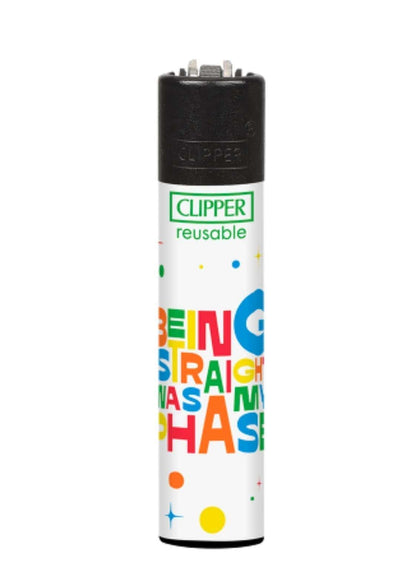 Weißes clipper feuzeug pride 2 set mit schwarzer ober- und unterseite und bunter regenbogenschrift für gothic kleidung fans