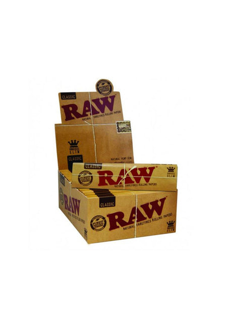 Display für rohes Rolling Paper.