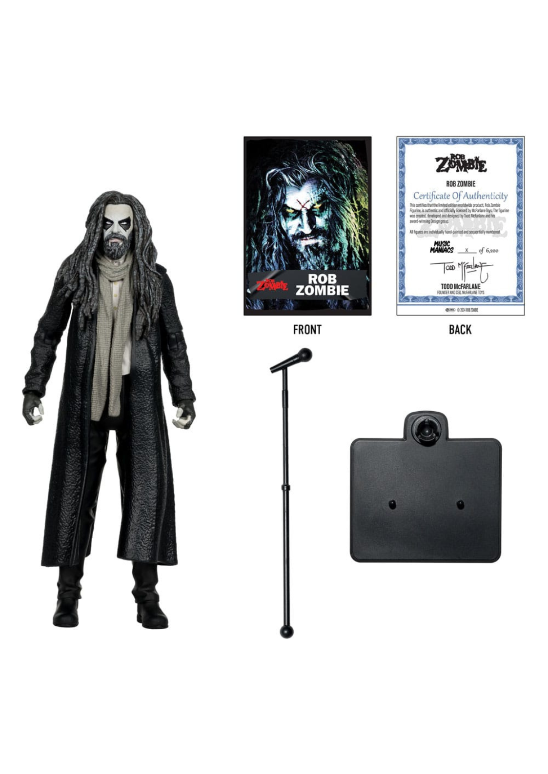 ROB ZOMBIE METAL MUSIC MANIACS ACTIONFIGUR 15CM - FIGURE