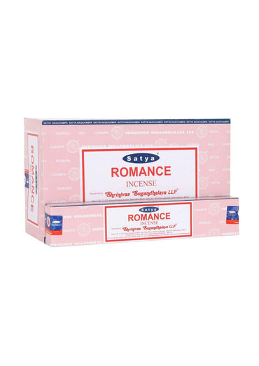 Rosa rechteckige box satya romance rituelle räucherstäbchen ideal für meditation und yoga ritual incense