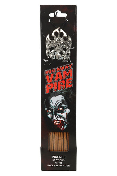 RUN AWAY VAMPIRE INCENSE STICKS WITH HOLDER