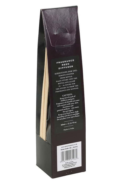 Run away vampire reed diffuser mit schwarzer verpackung und hellen wooden sticks für duftverbreitung