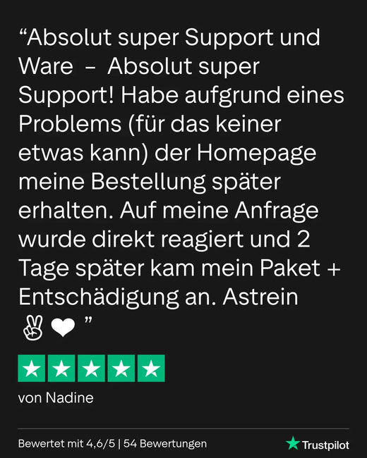 Schwarzes Lederportemonnaie mit silberner Beschlägen und einem grünen Stern-Design auf der Vorderseite.