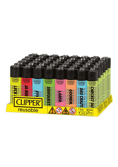 SIDEQUEST / Jugendwort #12 - Clipper Feuerzeug nachfüllbar