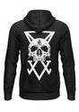 Schwerer Unisex-Hoodie mit Sigil Skull-Rückenprint und strapazierfähigem Stoff