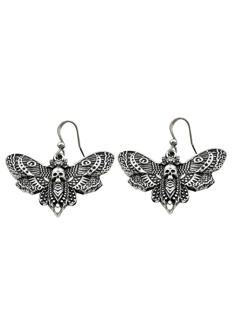 SKULL MOTH - EARRINGS - JEWLERY