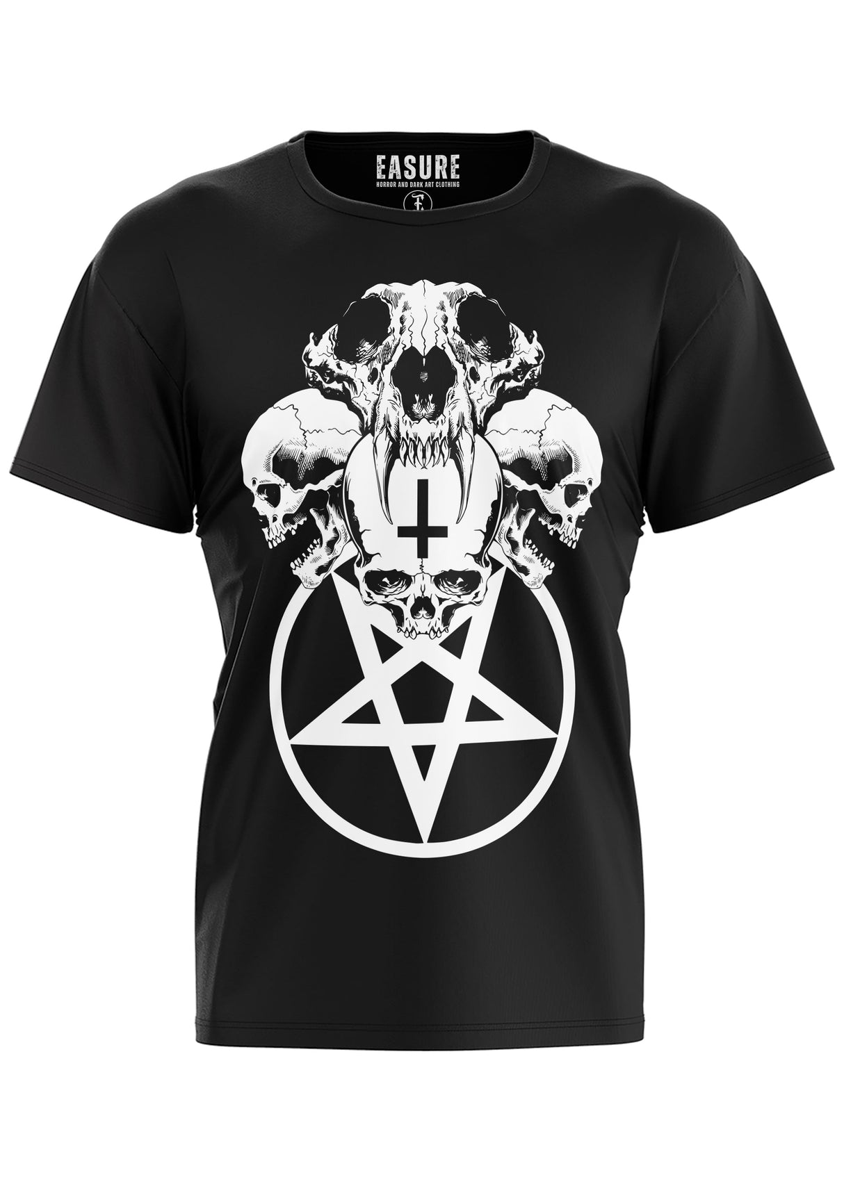 SKULL PENTAGRAM - SHIRT - T-SHIRT