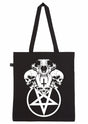 SKULL PENTAGRAM TOTE BAG