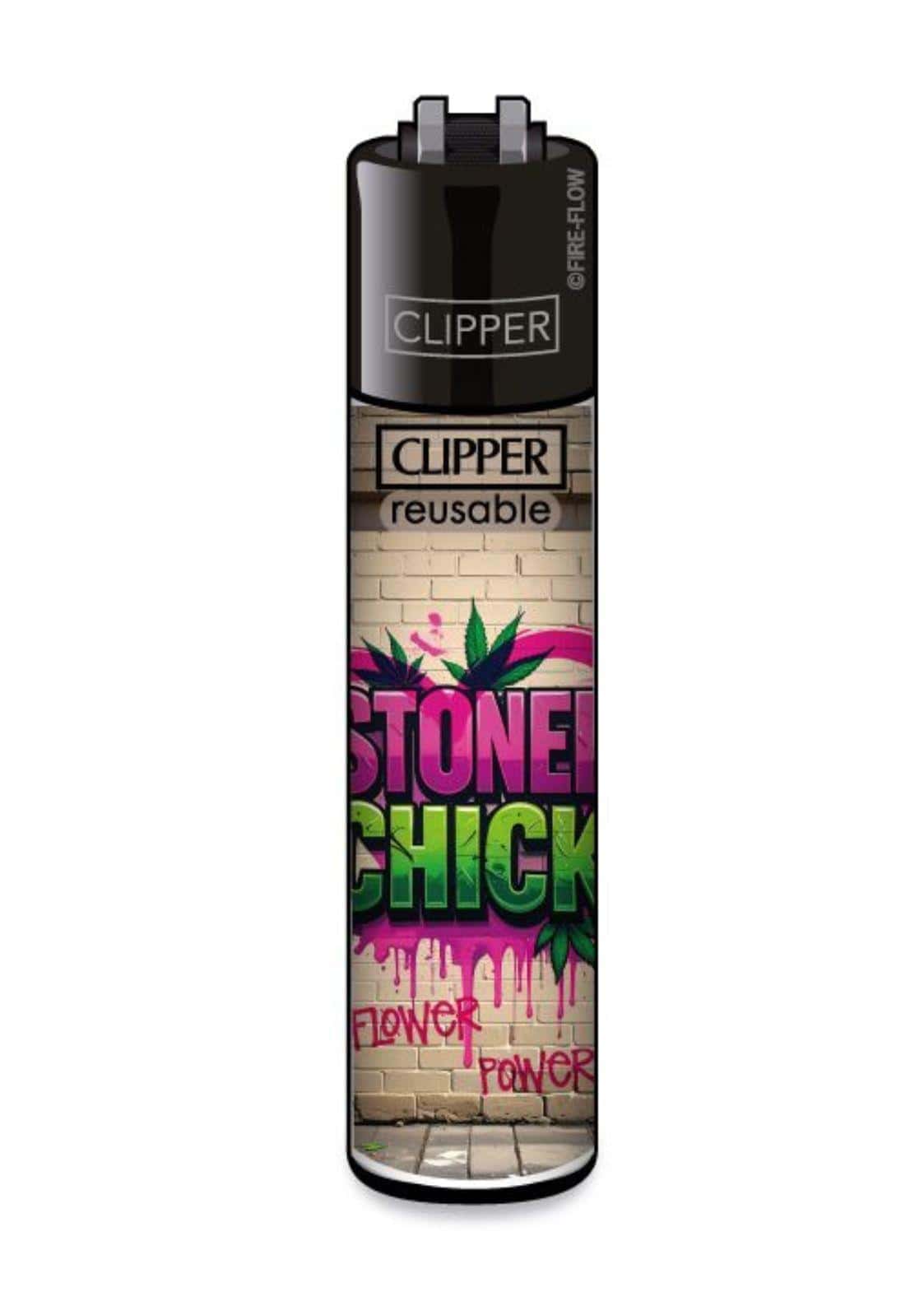 Clipper Feuerzeug mit Stoned Chick Graffiti Motiv
