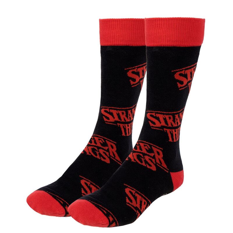 STRANGER THINGS 3ER PACK SOCKEN - 35/41 - SOCKEN