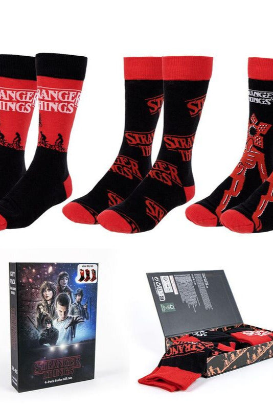 STRANGER THINGS 3ER PACK SOCKEN LIMITED EDITION! - 38/45