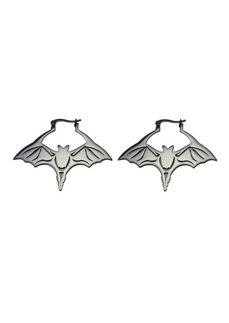 THE BAT BLACK - EARRINGS - JEWLERY