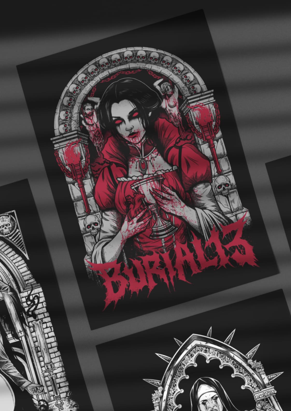 THE COUNTESS-BATHORY / BURIAL 13 - ALU BILD - BILDER