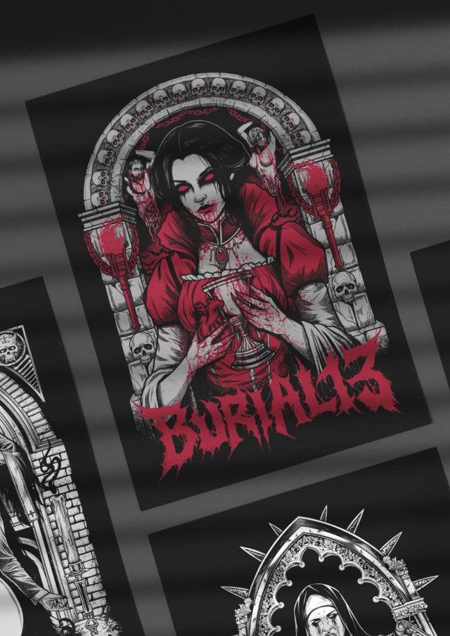 THE COUNTESS-BATHORY / BURIAL 13 - ALU BILD - BILDER