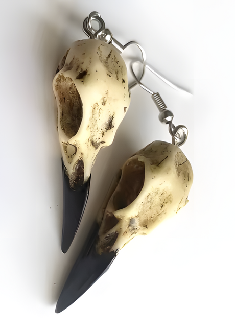 THE CROW - EARRINGS - JEWLERY