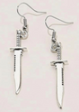 THE KNIFE - OHRRINGE - JEWLERY