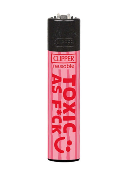 Toxic as fuck / Dating Today - Refillable Clipper lighter