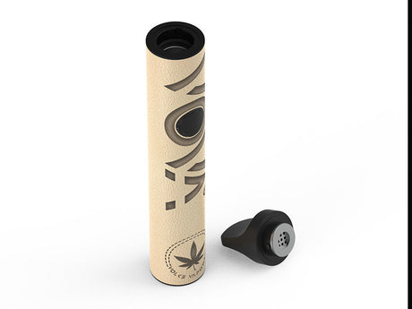 Brauner und schwarzer Vaporizer.