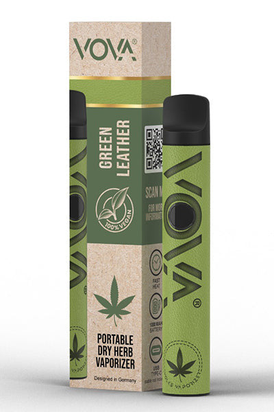 VOVA VAPORIZER ’GREEN LEATHER’ - VAPORIZER - VAPORIZER