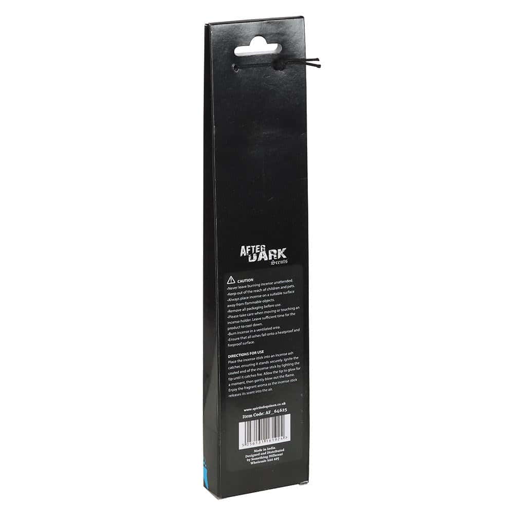 Schwarze rechteckige verpackung für walking dead anti räucherstäbchen mit halter und incense sticks fürs ambient