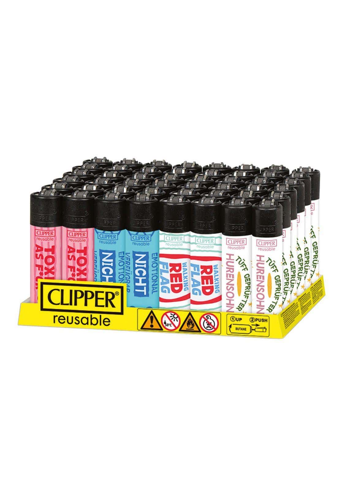 Walking Red Flag / Dating Today - Clipper Lighter refillable