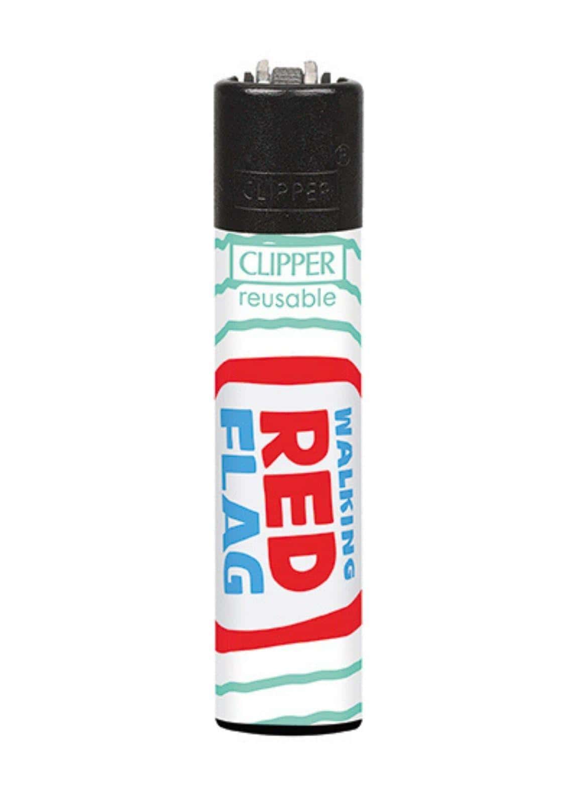 Walking Red Flag / Dating Today - Clipper Lighter refillable