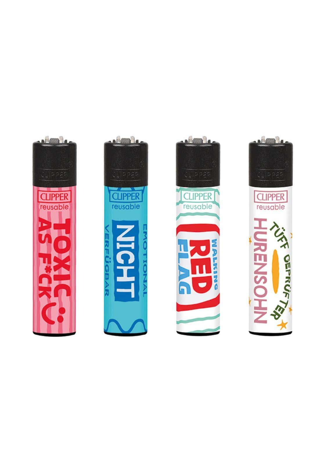 Walking Red Flag / Dating Today - Clipper Lighter refillable