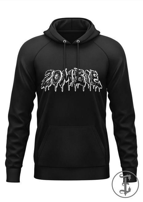ZOMBIE FONT WHITE - HOODIE