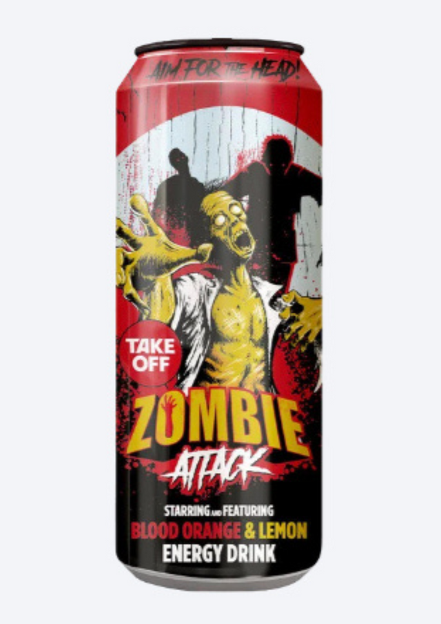 ZOMBIE ATTACK / BLOOD ORANGE LEMON (0,5 l) EINWEG - ENERGY