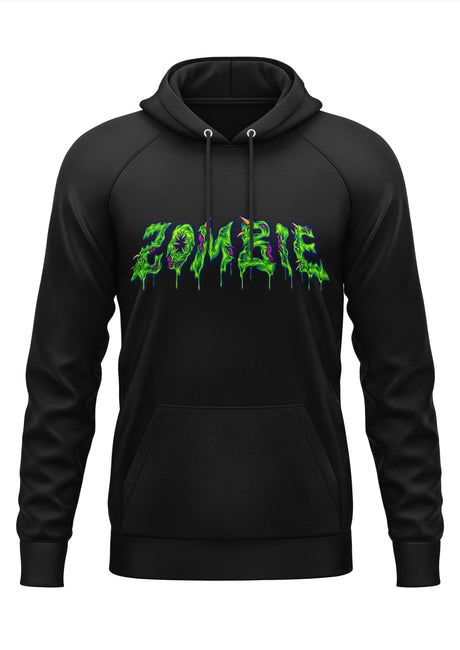 ZOMBIE FONT GREEN - HOODIE - HOODIE