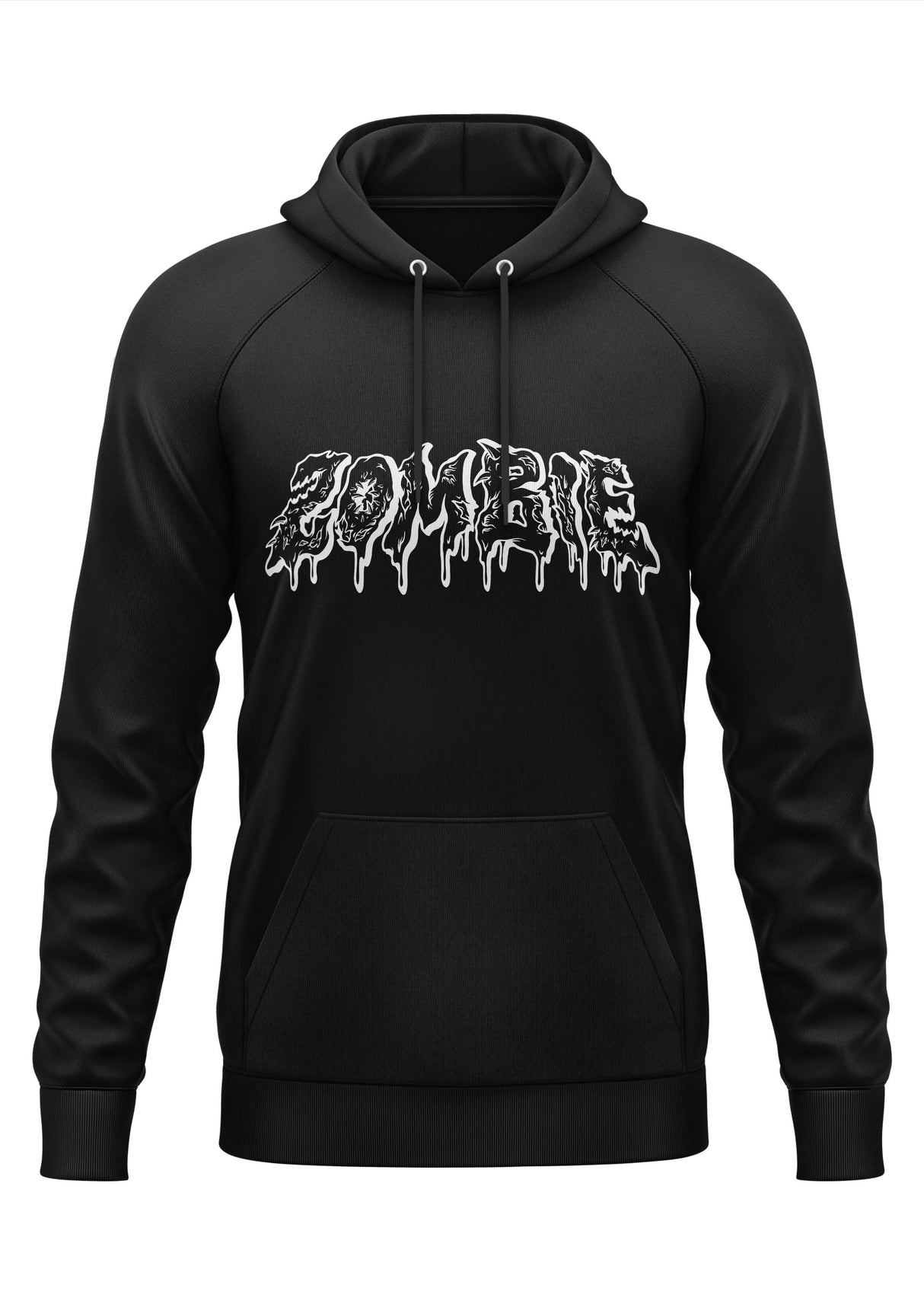 ZOMBIE FONT WHITE - HOODIE - HOODIE