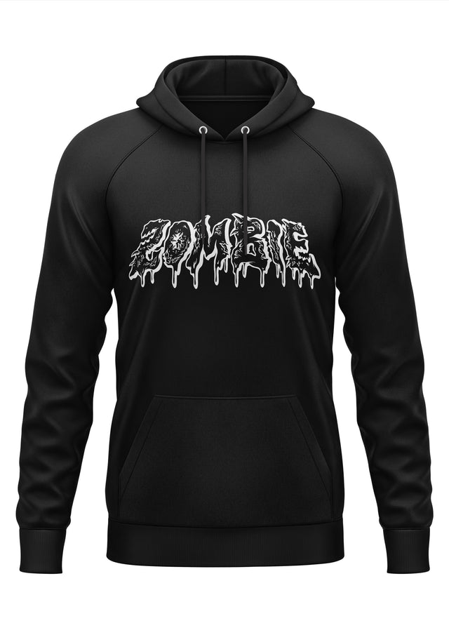 ZOMBIE FONT WHITE - HOODIE - HOODIE