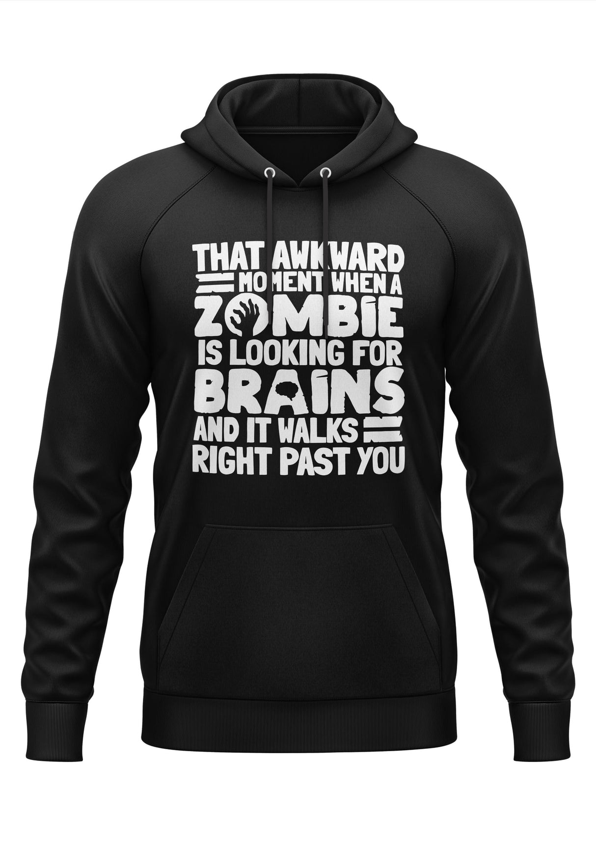 ZOMBIE IS LOOKING - HOODIE - HOODIE