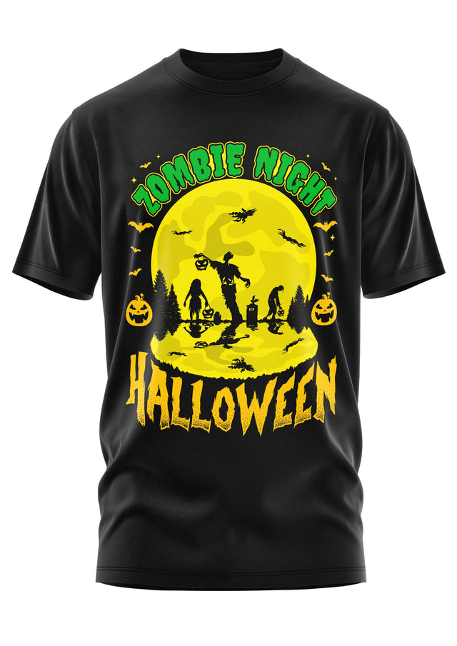 ZOMBIE NIGHT HALLOWEEN - SHIRT - T-SHIRT