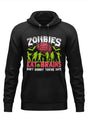 ZOMBIES EAT BRAINS - HOODIE - HOODIE